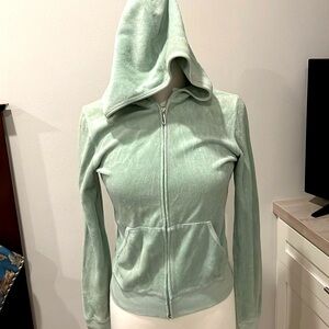 Sage green Juicy Couture large hooded jacket